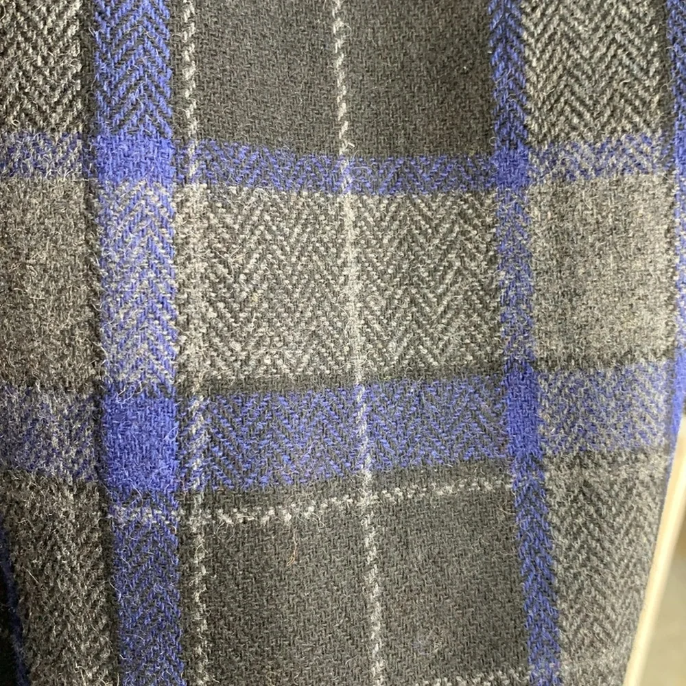 Chadwick’s of Boston womens wool blend plaid pencil skirt size 4 academia preppy